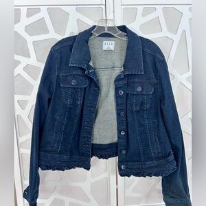 Elle Women's Dark Blue Denim Jacket